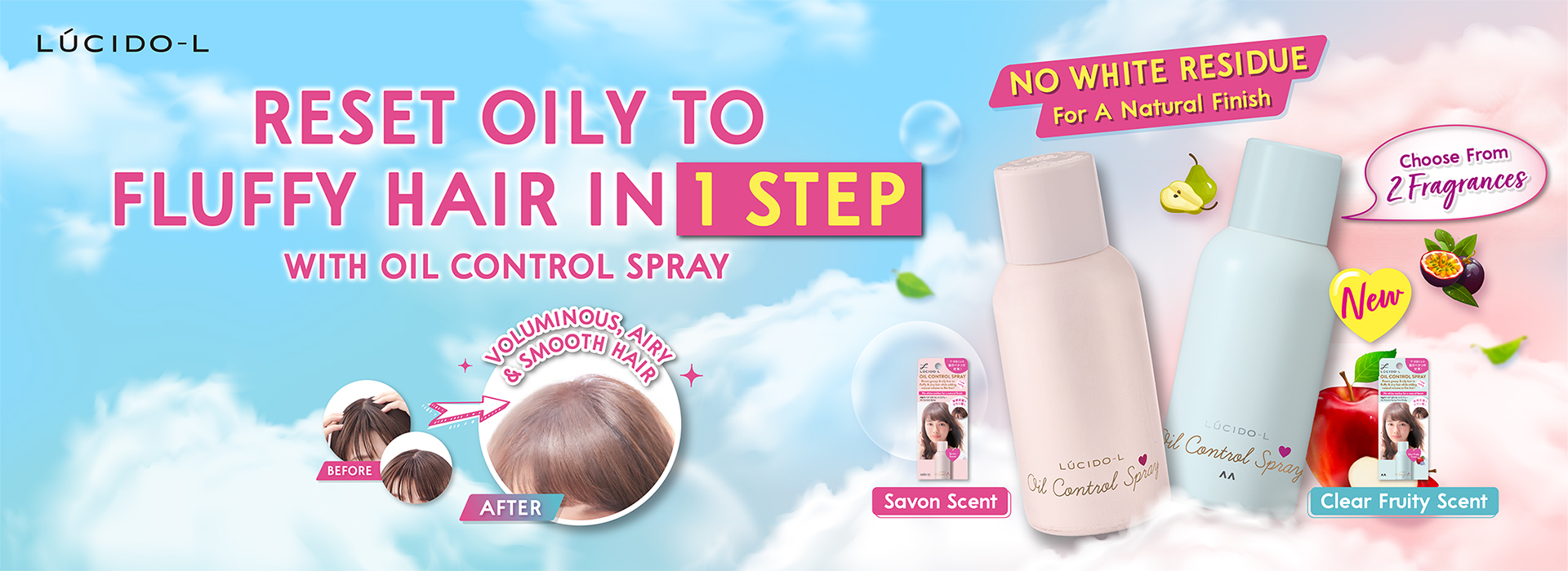 Oil Control Spray Key Visual